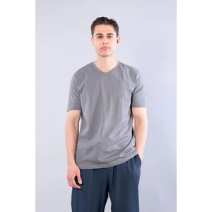 2021 V Yaka Basic Süprem Regular Fit T-shirt