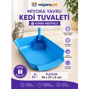 Yavru Kedi Tuvaleti-Mavi