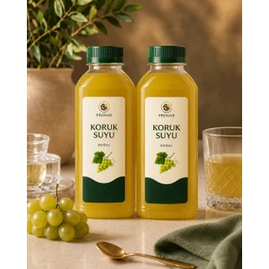 Ekşi Koruk Suyu 500 ml ×2 Adet