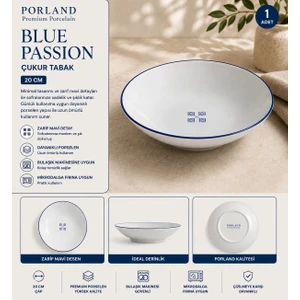 Blue Passion Çukur Tabak
