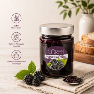 Görem Zeytin Böğürtlen Reçeli 370 Gr.