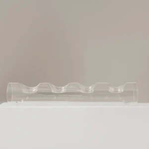 Primrose 4'lü Cam Mumluk 36x6 cm Transparan