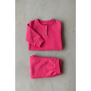 Reglan Kol Patlı Basıc Takım 1-8 Yaş Fuşya