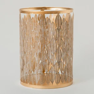 Leafy Fener 35x25 cm  Krem/Gold
