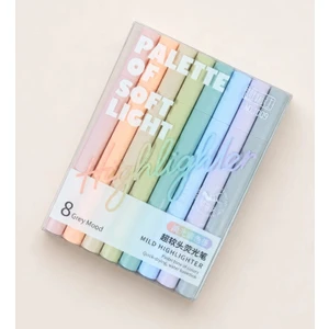 8 Li Soft Renkler Marker Kalem