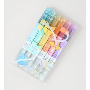 6 Renk Simli ve Silinebilir Kalem Set