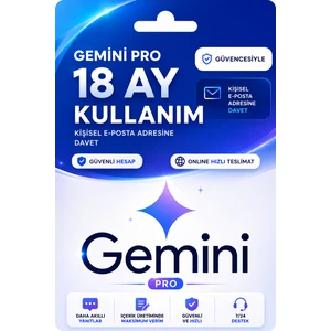Gemini Pro 18 - Ay Kişisel Mail'e Davet