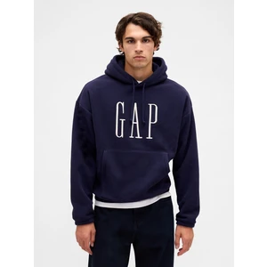 Erkek Lacivert Oversized Logo Sweatshirt