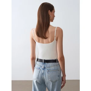 21200 Bra-Free Askılı Top-Ekru