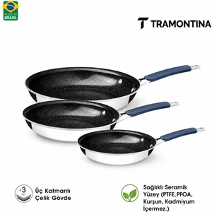 Romagna Blue Tava Seti 3'lü 20CM-25CM-30CM