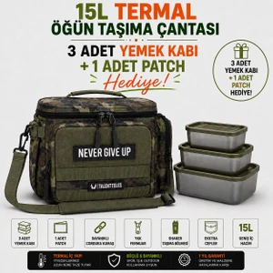 Termal 15L Green Camo Öğün Taşıma Çantası