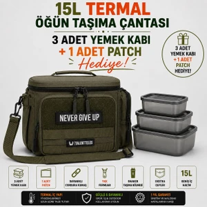 Termal 15L Haki Öğün Taşıma Çantası
