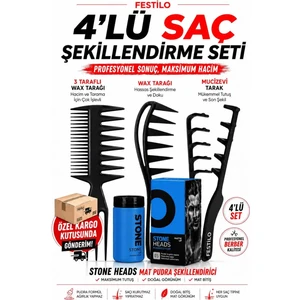 4'lü Profesyonel Saç Şekillendirme Seti