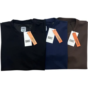 Big Most Erkek 3'lü Set Premium Modal Kumaş Regular Fit Basic Tişört