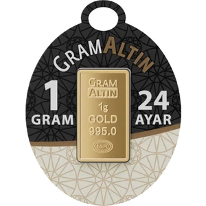 Harem Altın 1 gr 24 Ayar İAR Külçe Altın