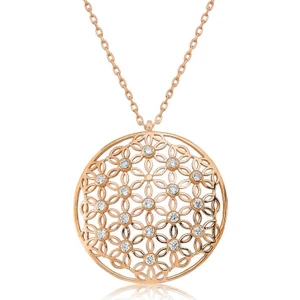 Inure Jewelry Gümüş Yaşam Çiçeği Bayan Kolye