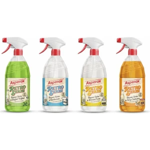 Retro Serisi 1000ML 4'lü Set