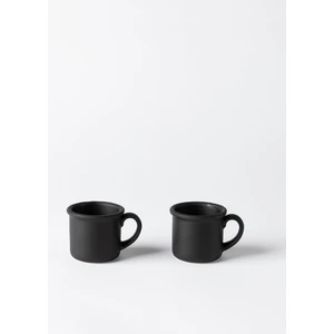 Madame Coco Riz Matte 2'li Espresso Seti - Siyah - 80 ml