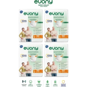 Evony Külot Bez Large 120 Adet