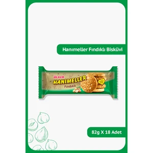 Hanımeller Fındıklı Bisküvi - 82 gram - 18 Adet