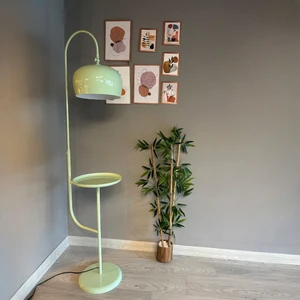 Mint Metal Sehpalı Hareketli Başlıklı E27 Modern Lambader