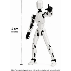 Dummy Esnek Eklemli Pozlanabilir Robot Figür