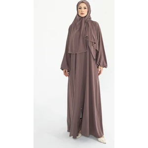 Kadeem Giyim Bergüzar Abaya - Vizon