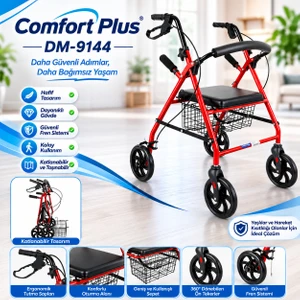 Comfort Plus DM-9144 Rolatör Yürüteç