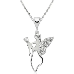 Inure Jewelry Gümüş Melek Annem Bayan Kolye