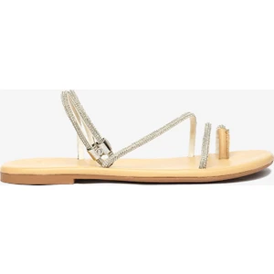 Kadın Beyaz Hakiki Deri Sandalet 4Y2WS50751