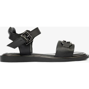 Kadın Siyah Hakiki Deri Sandalet 4Y2CS33561