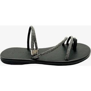 Kadın Platin Hakiki Deri Sandalet 4Y2WS50751