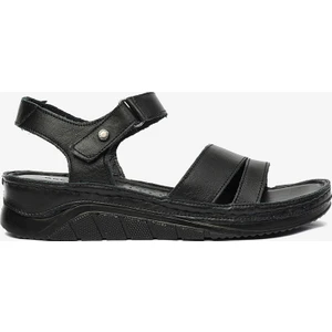 Kadın Siyah Hakiki Deri Sandalet 4Y2FS57472