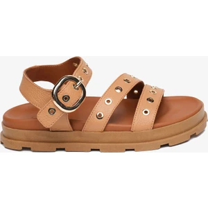 Kadın Taba Hakiki Deri Sandalet 5Y2CS34470