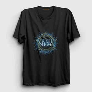 Unisex Siyah Snake Arch Enemy T-Shirt