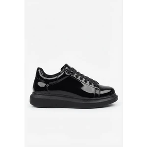 Estrella Premium Erkek  Sneaker Siyah Rugan