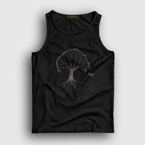 Unisex Siyah Tree Gojira Atlet