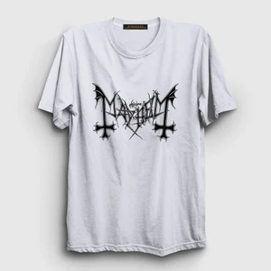 Unisex Beyaz Logo Mayhem T-Shirt
