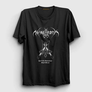 Unisex Siyah Nowadays Nargaroth T-Shirt