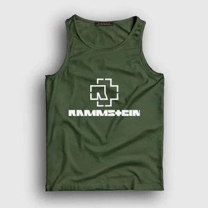 Unisex Haki Logo V2 Rammstein Atlet
