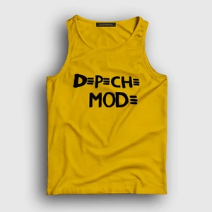 Unisex Sarı Logo Depeche Mode Atlet