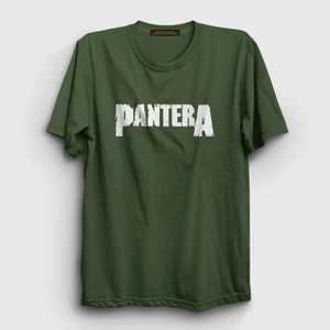 Unisex Haki Logo Pantera T-Shirt