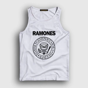 Unisex Beyaz Logo Ramones Atlet
