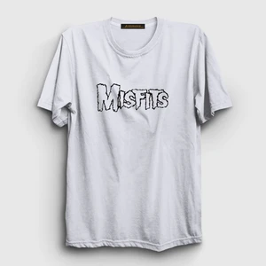 Unisex Beyaz The Misfits T-Shirt