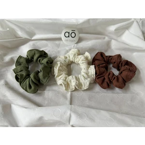 Aslı Özgün 3'lü Scrunchie Saç Tokası