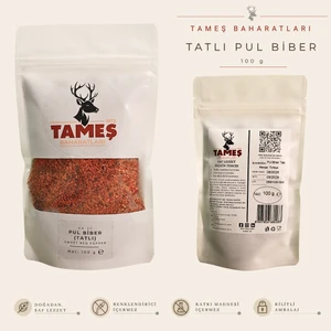 Tameş Baharatları Pul Biber Tatlı 100 gr