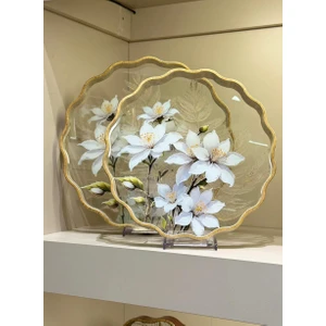 2li Flora Elegance Lüks Tepsi