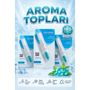 180 Kapsül (60x3) - Jarome SWITCH Aromalı Mentol Kapsülü