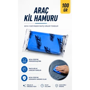 Araç Yüzey Temizleme Kil Hamuru 100 Gram