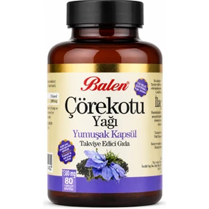 ÇÖREKOTU YAĞI YUMUŞAK KAPSÜL 1380 MG*80